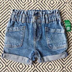 NWT 3Y Baby GAP "Just Like Mom" Cuffed Denim Shorts